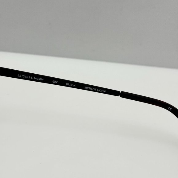 Steve Madden Eyeglasses Eye Glasses Frames Sliick Merlot Horn 52-19-140 - Picture 5 of 6